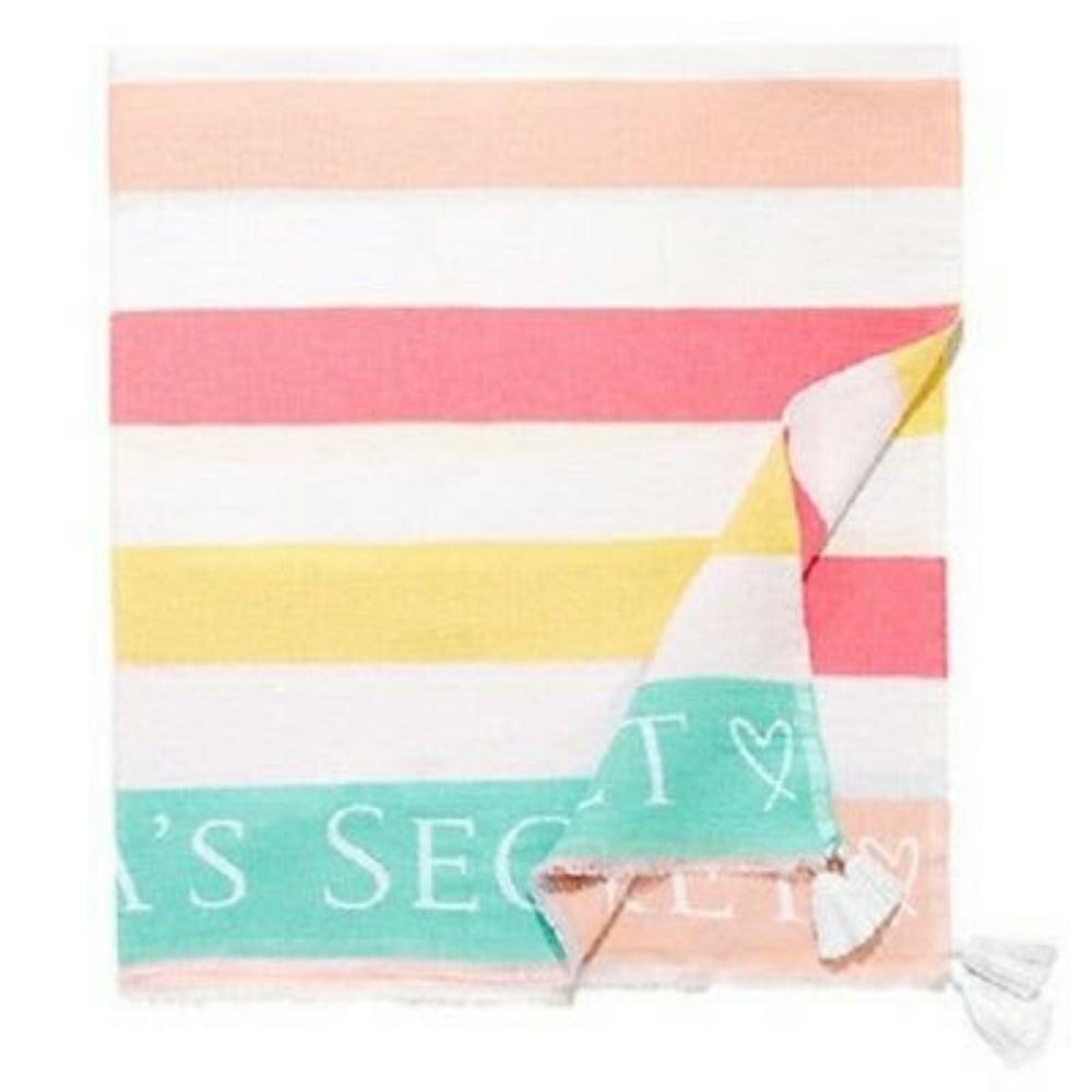 Nwt VS Pink rainbow beach blanket